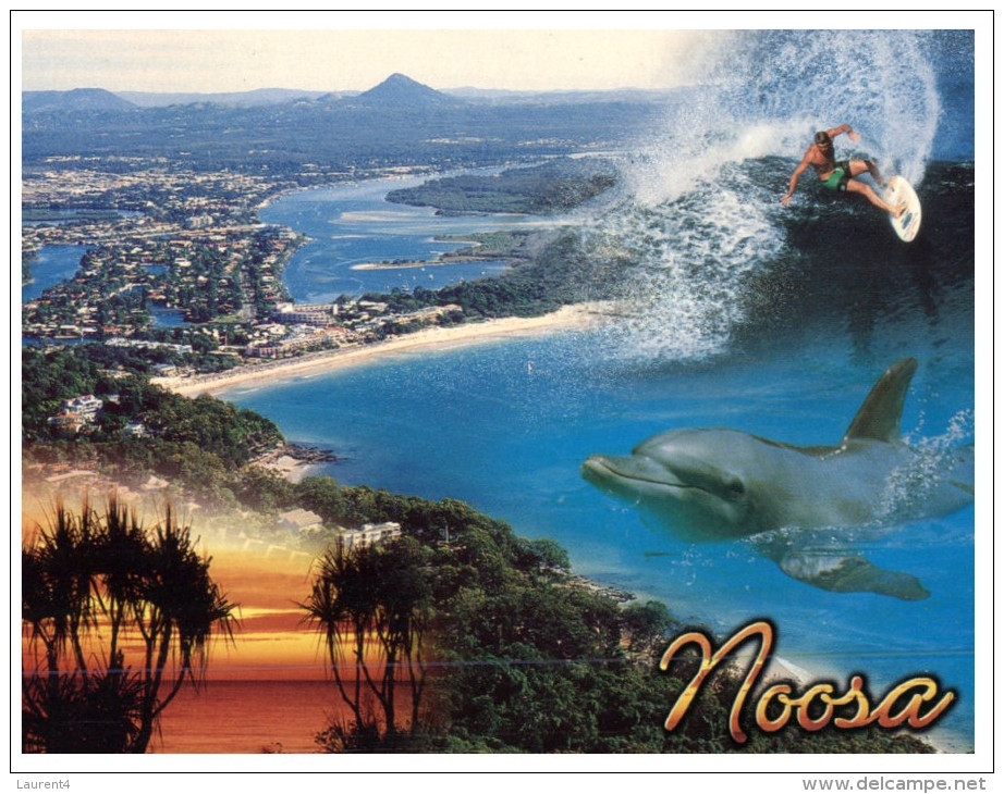 (444) Australia - QLD - Noosa (with International Stamp At Back Of Card) - Sunshine Coast