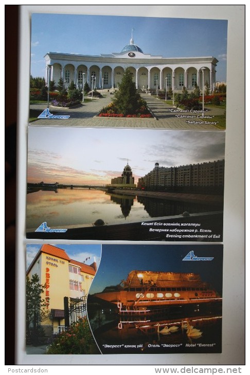 KAZAKHSTAN. ASTANA New Capital. 17 Postcards Lot. . 2005 - Kazakistan