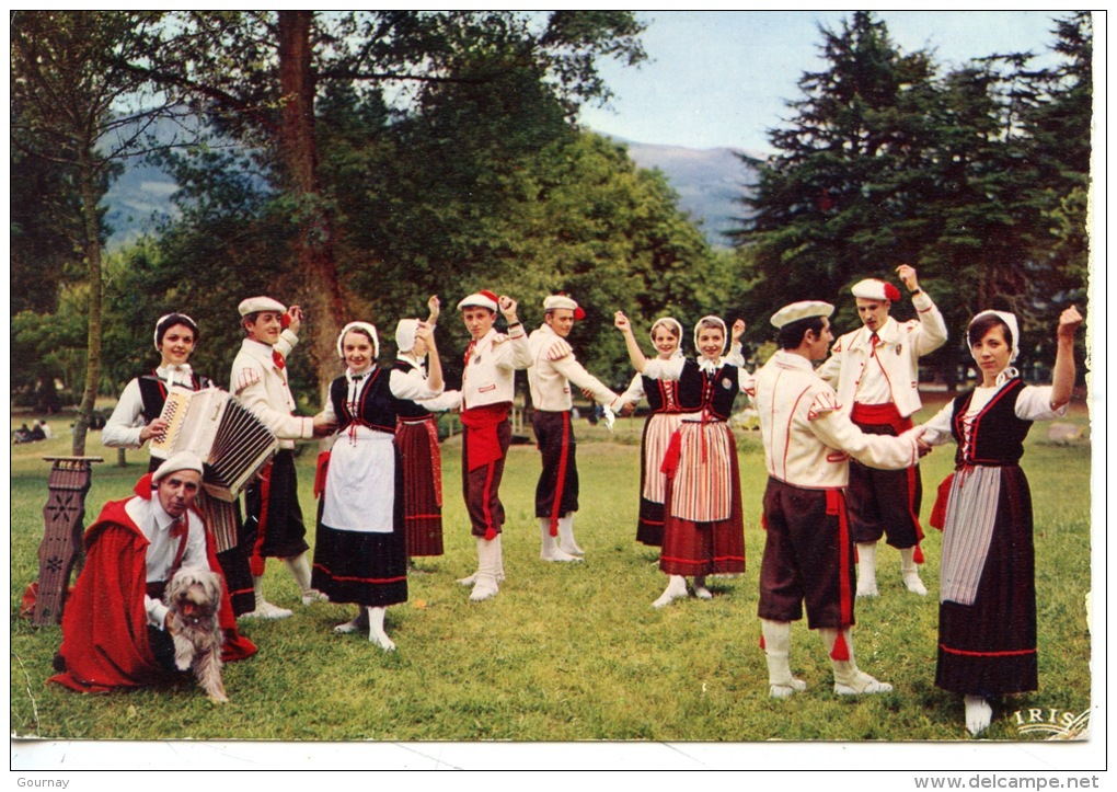 Folkore Pyrénéen : Le Groupe Folklorique "les Vaillants D'Ossun" N°702 éd Doucet Dentelée Neuve - Ossun