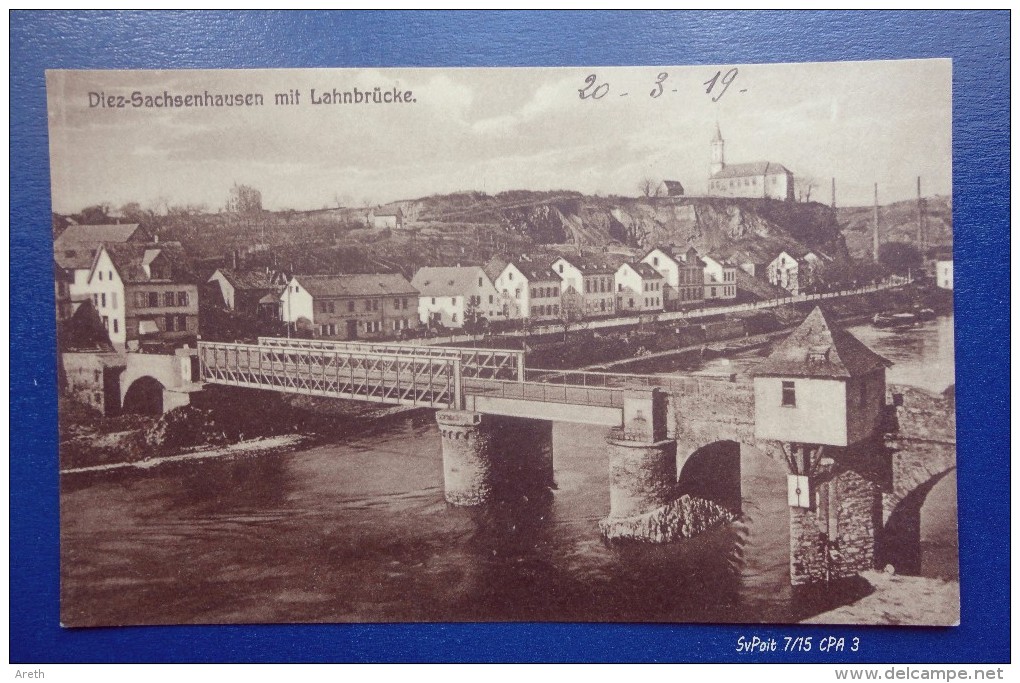 Diez Sachsenhausen  Mit Lahnbrücke - Diez
