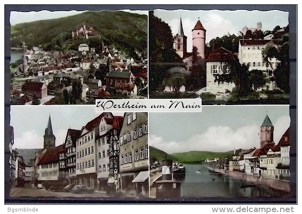 Alte Karte  "WERTHEIM Am Main" - Wertheim