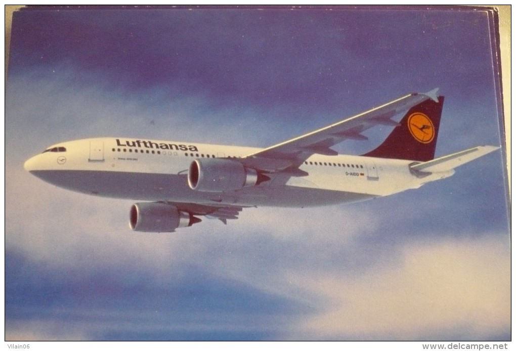 AIRLINES ISSUE / CARTE COMPAGNIE         LUFTHANSA   AIRBUS A 310 - 1946-....: Moderne