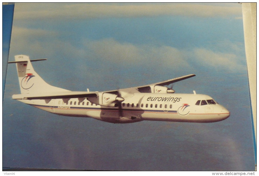 AIRLINES ISSUE / CARTE COMPAGNIE       EUROWING     ATR 72 - 1946-....: Moderne