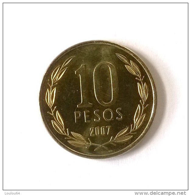 10 Peso 2007 - Superbe +++ - - Chile