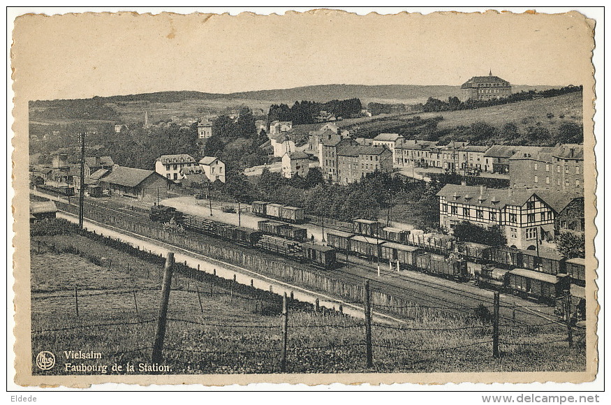 Vielsalm Faubourg De La Station Train Nels Gare - Vielsalm