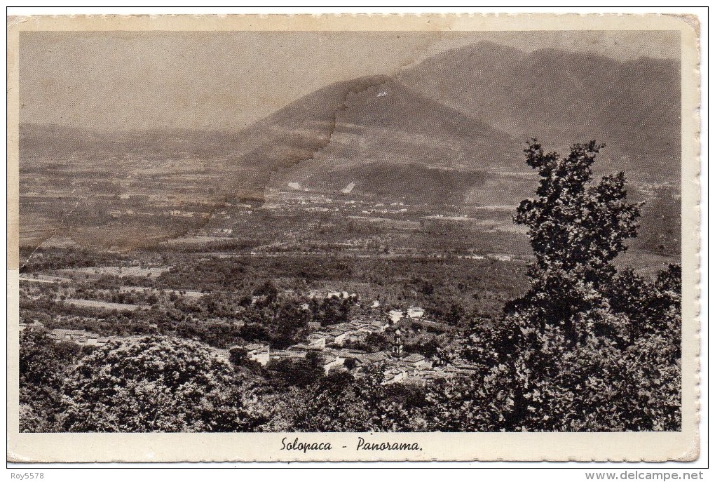 Campania-benevento-solopaca Veduta Panorama Anni 30 - Other & Unclassified