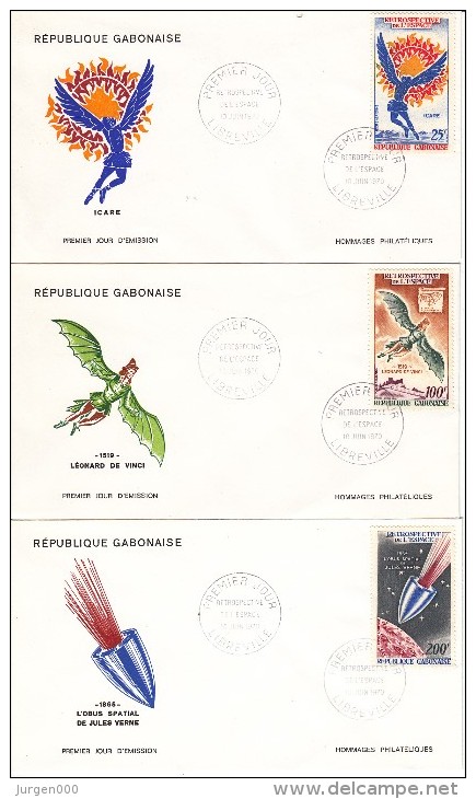 Gabon, Nr 363/365 FDC (07082) - Afrika