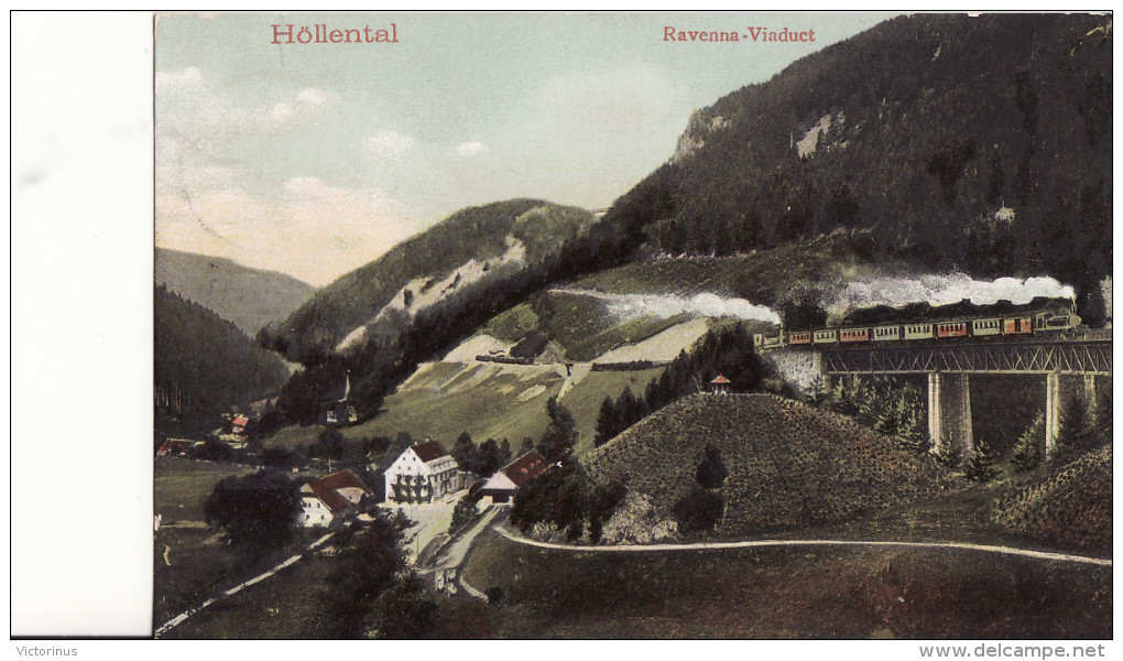 HÖLLENTAL  -  Ravenna-Viaduct  -  1907 - Höllental