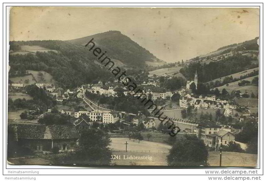 Lichtensteig - Foto-AK - Lichtensteig