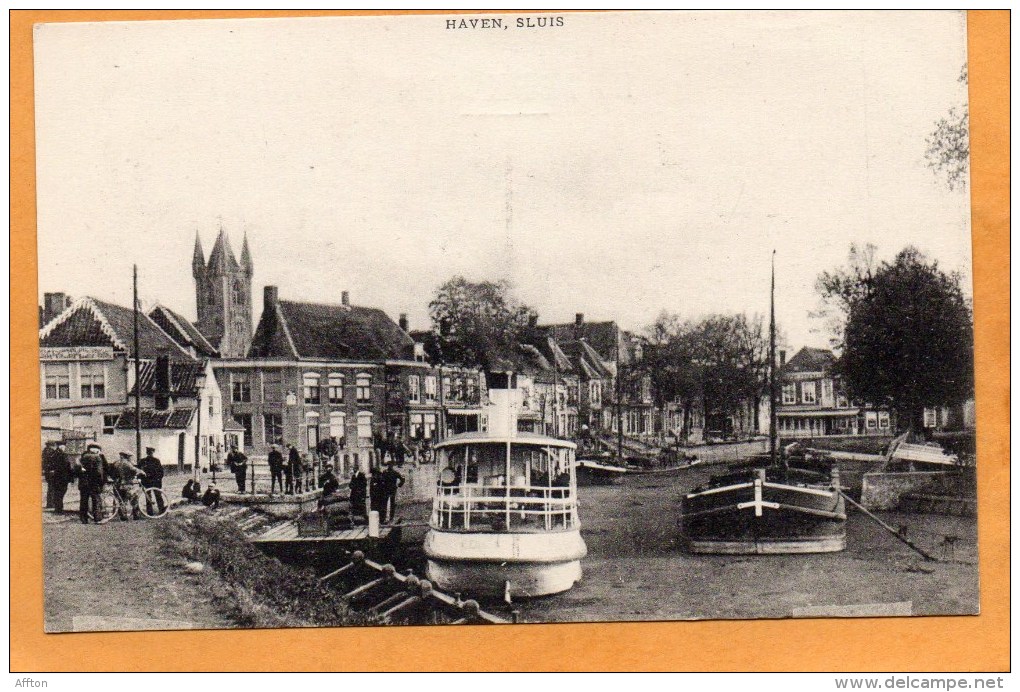 Sluis 1910 Postcard - Sluis