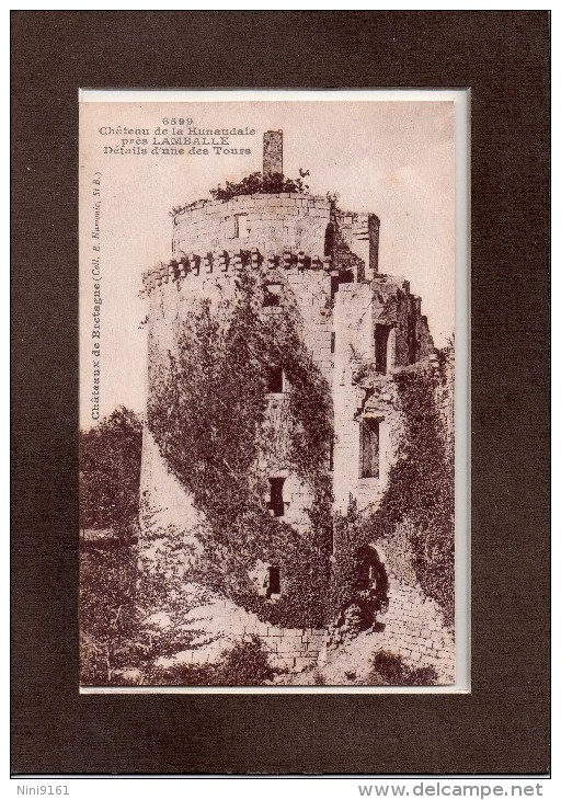 CPA   --  DPT 22  --  PLEDELIAC  --  CHATEAU  DE  LA  HUNAUDAIE  PRES  DE  LAMBALLE  --  DETAIL  D ´ UNE DES  TOURS - Autres & Non Classés