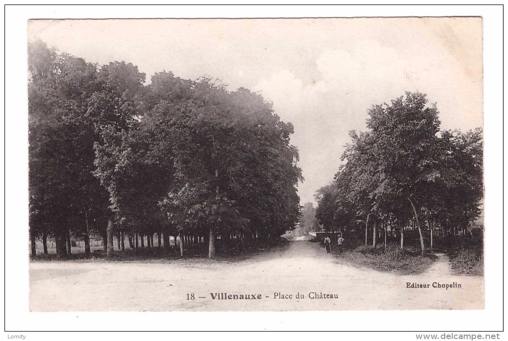 10 Villenauxe Place Du Chateau Carte RARE écrite En 1919 - Autres & Non Classés