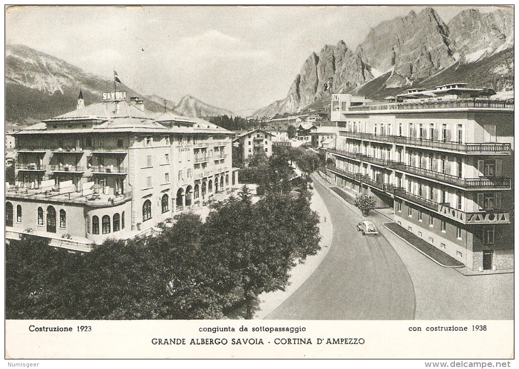 CORTINA  D'AMPEZZO    --   GRANDE ALBERGO SAVOIA - Belluno