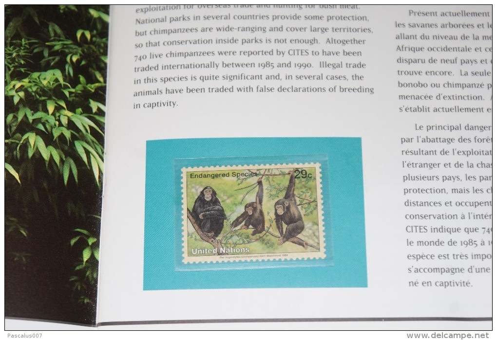 Album WWF Espèces Menacées D´extinction 1994 - 32 Pages Avec 12 Timbres Neufs - Unused Stamps