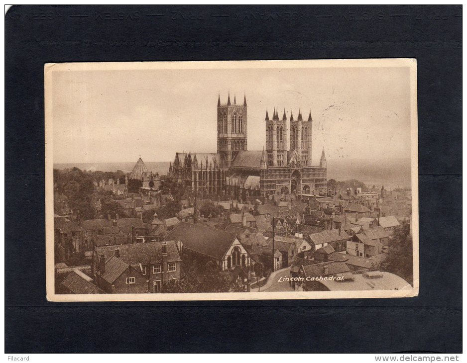 55809     Regno  Unito,  Lincoln  Cathedral,    VG  1949 - Lincoln