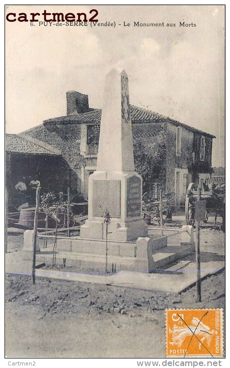 PUY-DE-SERRE LE MONUMENT AUX MORTS 85 VENDEE - Autres & Non Classés