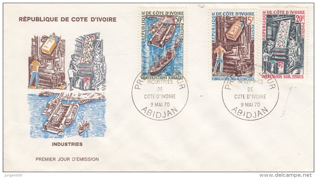 Nr 358/360 FDC (07128) - Côte D'Ivoire (1960-...)