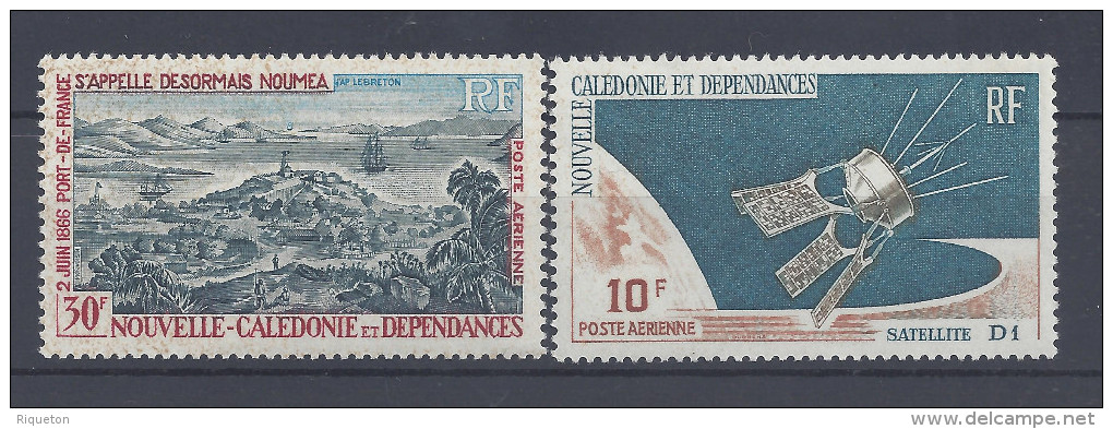 NOUVELLE-CALEDONIE - 1966 - P. AERIENNE N° 86 Et 87 - XX - MNH - TB - - Nuovi