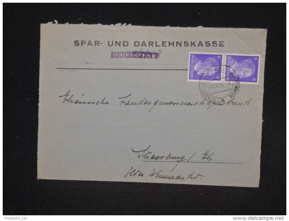 FRANCE - Lettre De Strasbourg Pour Strasbourg Avec Timbre Allemand - A Voir - Lot N° 9498 - Cartas & Documentos