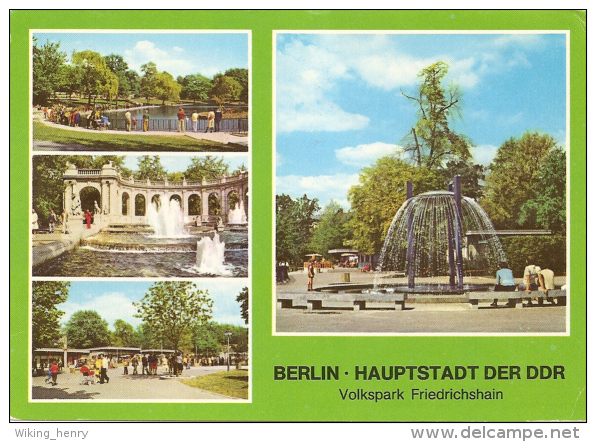 Berlin Friedrichshain - Mehrbildkarte 160  Volkspark - Friedrichshain