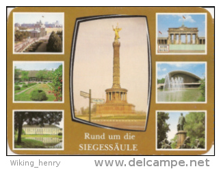 Berlin Tiergarten - Mehrbildkarte  Rund Um Die Siegessäule - Tiergarten