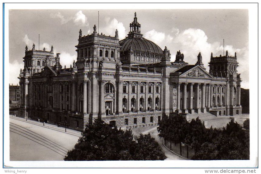 Berlin Tiergarten - S/w Reichstagsgebäude 15 - Tiergarten