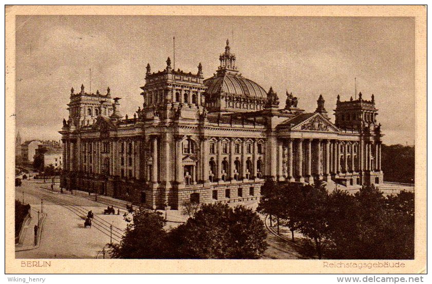 Berlin Tiergarten - S/w Reichstagsgebäude 5 - Tiergarten