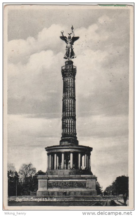 Berlin Tiergarten - S/w Siegessäule 26 - Tiergarten