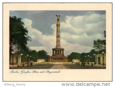 Berlin Tiergarten - Siegessäule 12  Mit Großer Stern - Tiergarten