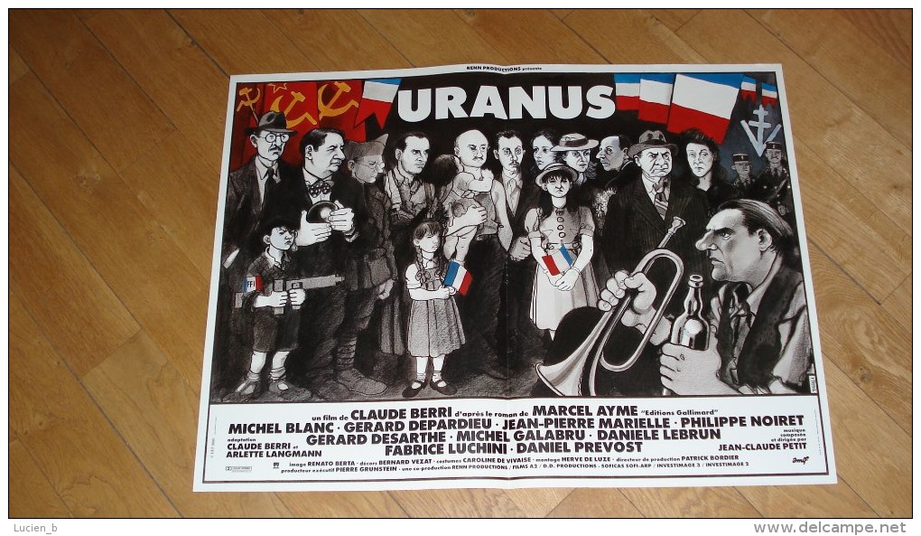 TARDI  -  Affiche Du Film "Uranus" (format Paysage)  (EB) - Affiches & Offsets