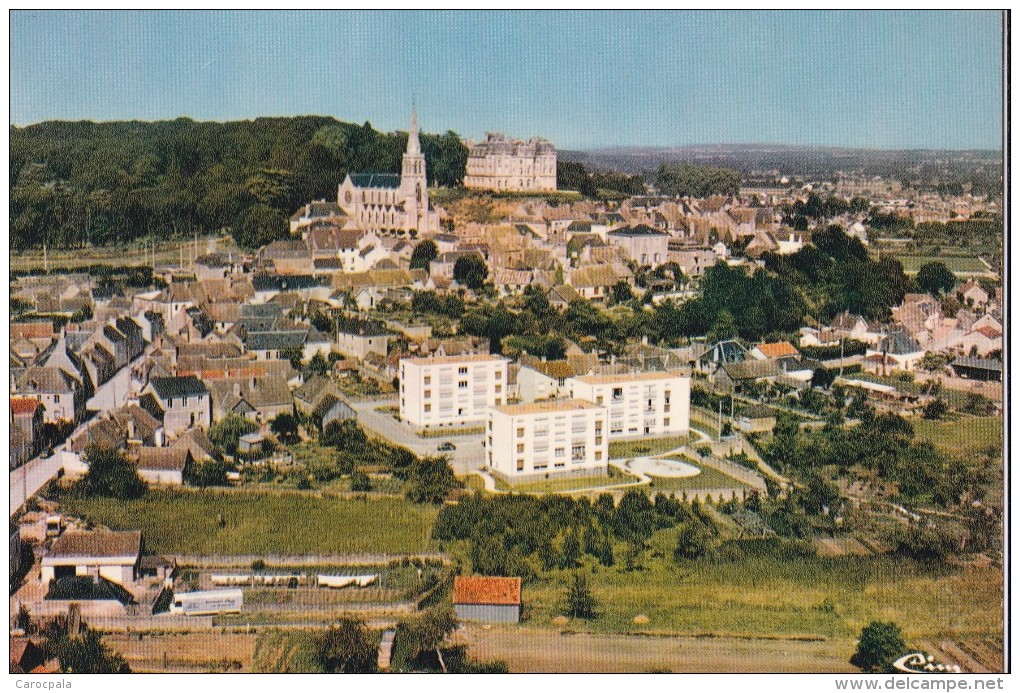 Carte 1970 MONTFORT LE ROTROU / VUE GENERALE AERIENNE - Montfort Le Gesnois