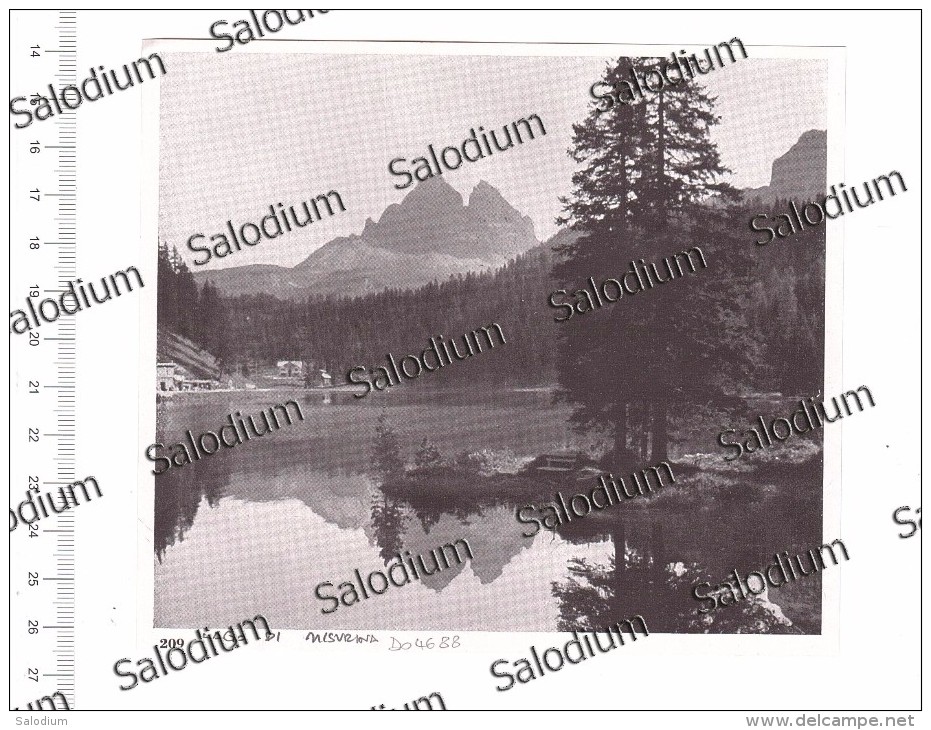 Lago Di Misurina - Immagine Ritagliata Da Pubblicazione Originale D´epoca - Other & Unclassified