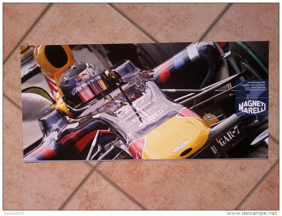 Auto E Moto - Da Calend. M. Marelli -cm. 29x60 - Red Bull Racing F1 RB5- Retro-Yamaha AMA Superbike YZF - R1. - Altri & Non Classificati