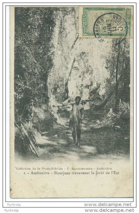 Madagascar,Ambositra,Bourjane Traversant La Foret De L´Est,1911 - Madagascar