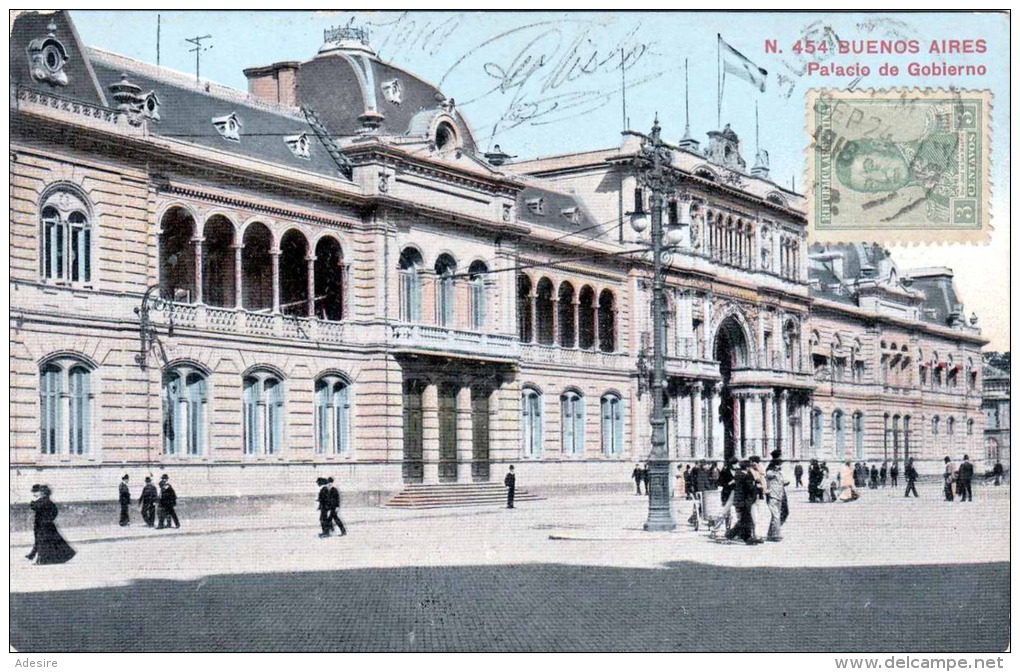 BUENES AIRES (Argentinien) - Palacio De Goblerno, Gel.1918 - Argentina