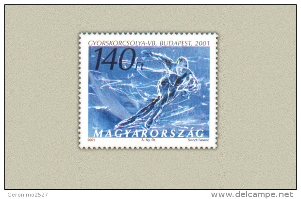 HUNGARY 2001 SPORT European Cup Of SPEED SKATING BUDAPEST - Fine Set MNH - Unused Stamps