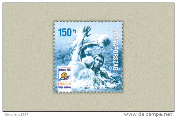 HUNGARY 2001 SPORT European Cup Of WATERPOLO BUDAPEST - Fine Set MNH - Unused Stamps