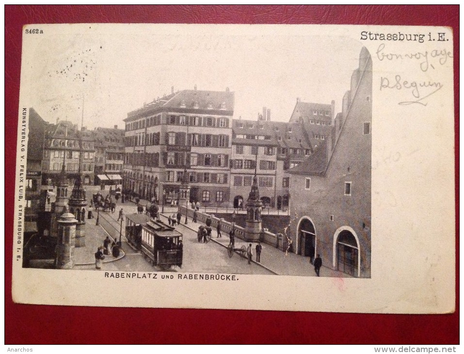 67 STRASSBURG Rabenplatz Und Rabenbrucke + Cad Drucksacher - Strasbourg