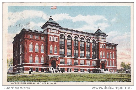 Maine Lewiston Jordan High School 1923 - Lewiston