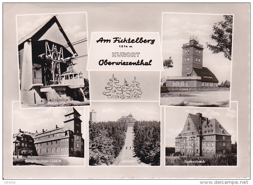AK Am Fichtelberg - Oberwiesenthal - Mehrbildkarte - 1962 (18214) - Oberwiesenthal