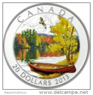 Kanada 20 Dollar Silbermünze PP 2013 Autumn Bliss (Indian Summer - Herbst Impression) - Canada