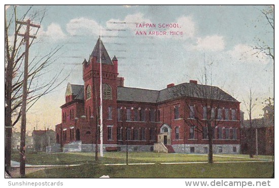 Michigan Ann Arbor Tappan School 1910 - Ann Arbor