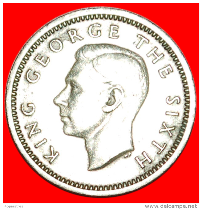 * WEAPON (1948-1952): NEW ZEALAND ★ 3 PENCE 1952! GEORGE VI (1937-1952) LOW START&#9733;NO RESERVE!!! - Neuseeland