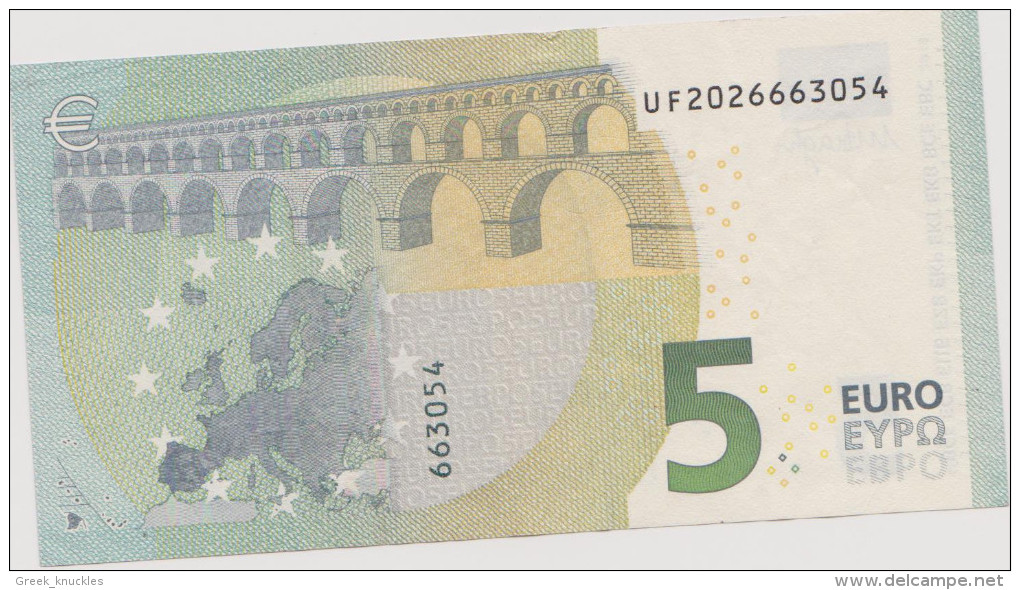 5 € Banknote Mit Besonderer “Teufel“ Seriennummer UF202 666 3054 - 5 Euro