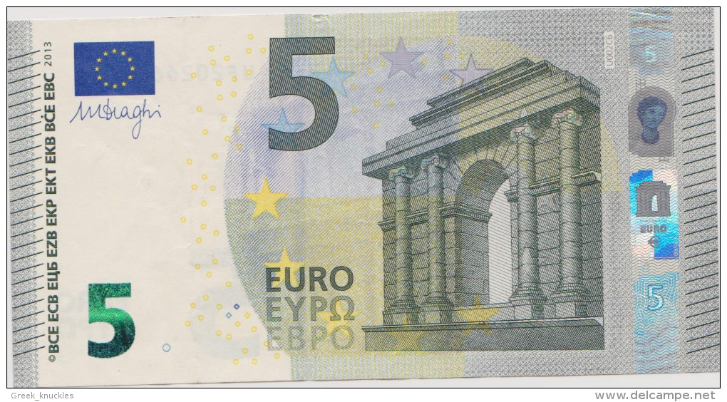 5 € Banknote Mit Besonderer “Teufel“ Seriennummer UF202 666 3054 - 5 Euro