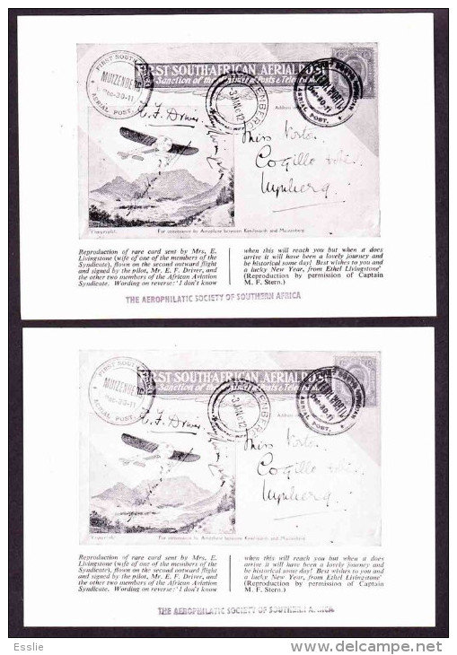 South Africa RSA - 1961 - Kenilworth To Muizenberg And Return, 50th Anniversiry Of First SA Flight - Lettres & Documents