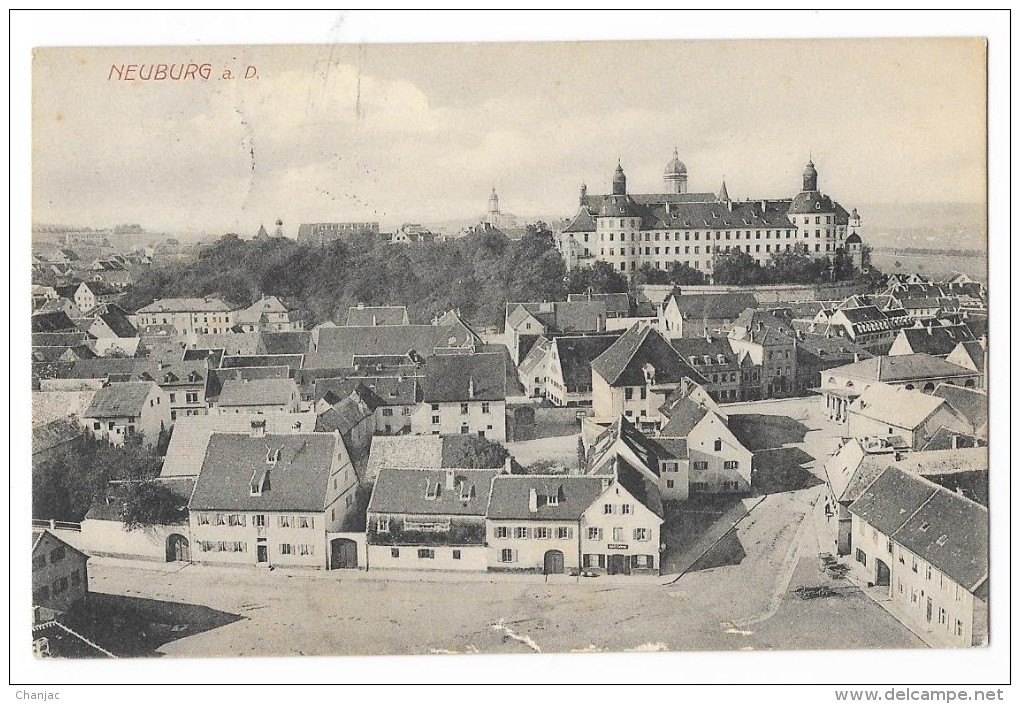 Cpa: ALLEMAGNE - NEUBURG (Luftbild, Vue Aérienne) 1924 - Lothringen