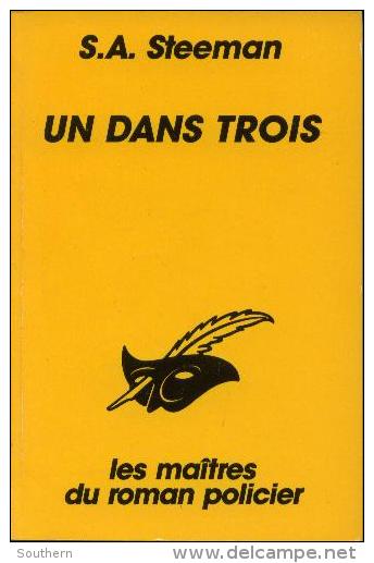 Le Masque113 S. A. Steeman " Un Dans Trois "  1987 -  TBE - - Le Masque