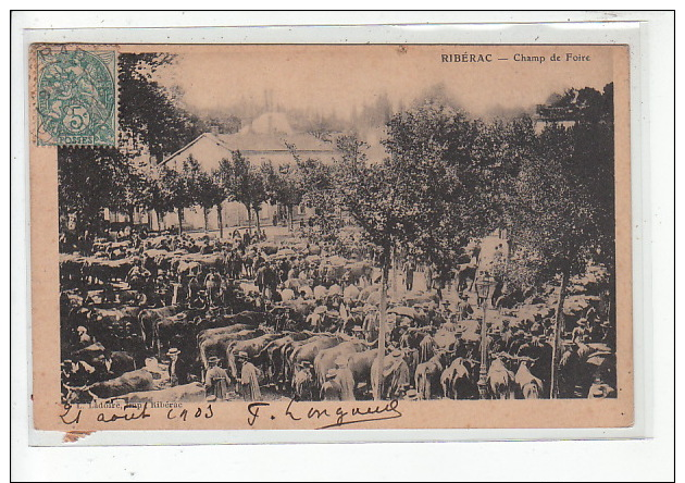 RIBERAC - Champ De Foire - Très Bon état - Riberac