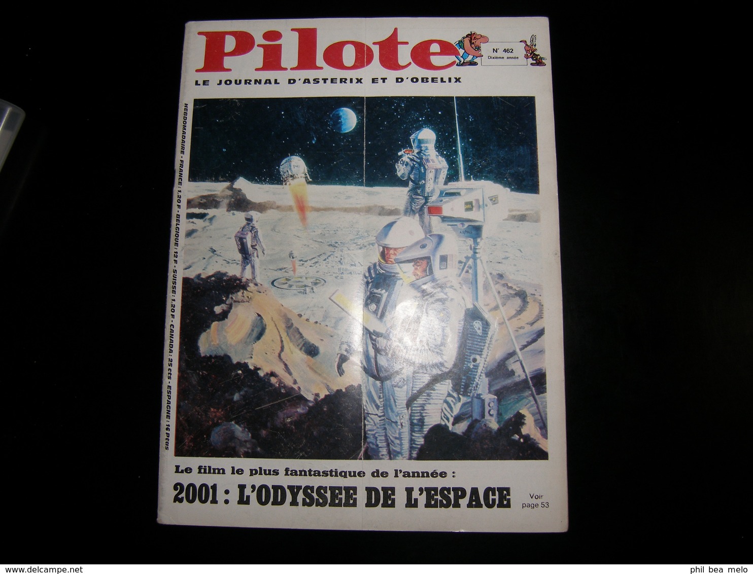 ASTERIX - LOT 9 REVUES PILOTE, LE JOURNAL D'ASTERIX N° 448 - 449 - 461 - 462 - 470 - 482 - 506 - VOIR DESCRIPTION - Pilote